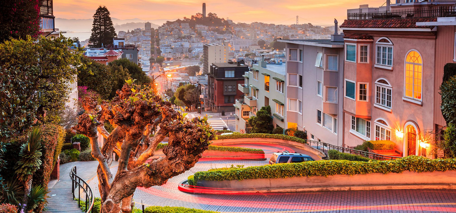 Lombard Street, A Popular Tourist Attraction Is Just A Walk Away From Presidio Parkway Inn You Will Be Amazed By This Unique Area Of San Francisco